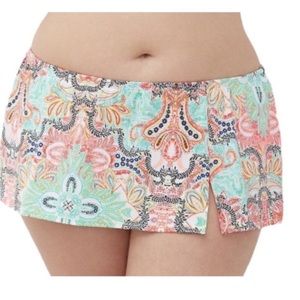 Swim by Cacique Paisley Swim Trunk Bottoms Size 26